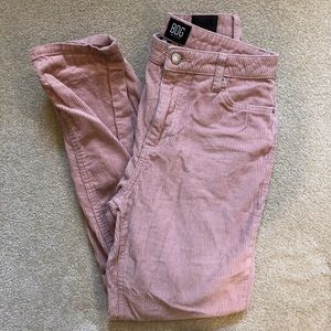 Pink boyfriend style corduroy